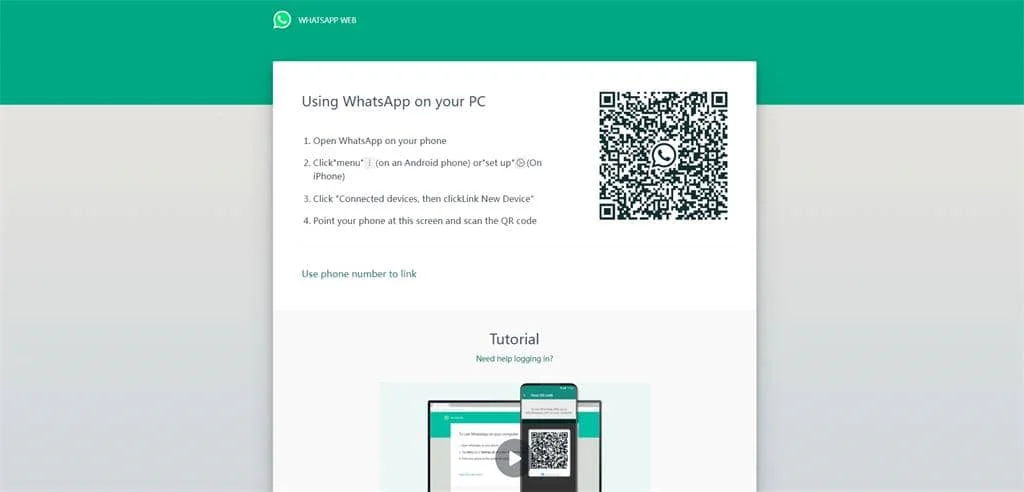 网页版WhatsApp怎么登陆？